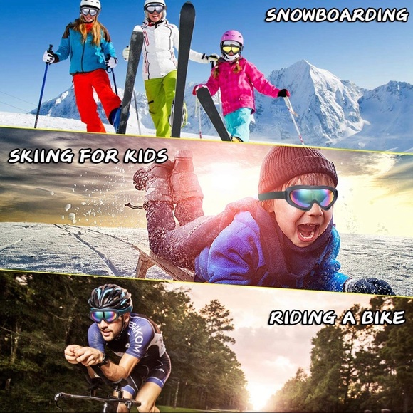 🎿 2-Pack Snow Ski Goggles, Snowboard Goggles - Picture 7 of 7